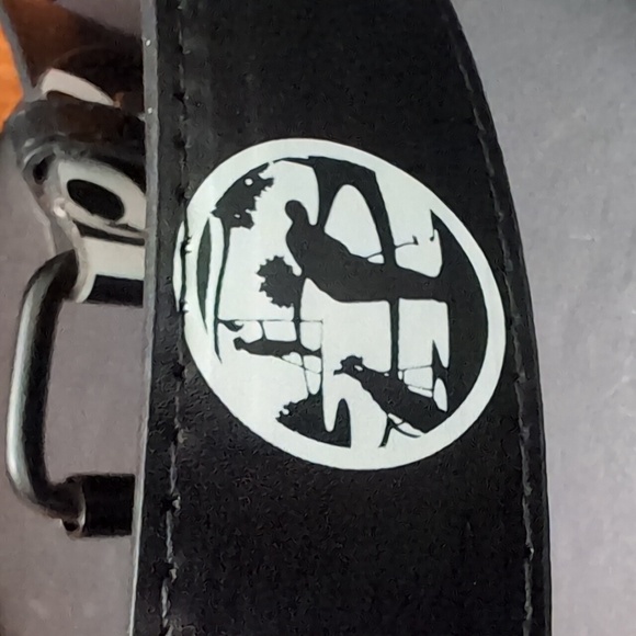 Genuine Leather Italian Style Black/Brown Men's Golfer Belt,M/M 34"-36". - Picture 4 of 10